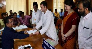 Rahul Gandhi Files Nomination In Wayanad