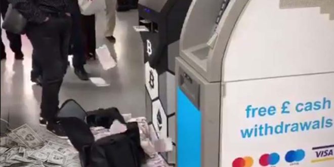 atm spitting out cash