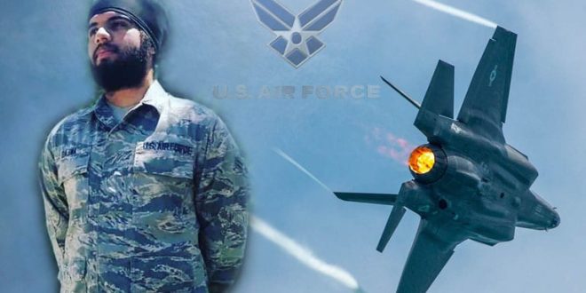 US Airman Harpreetinder Singh Bajwa