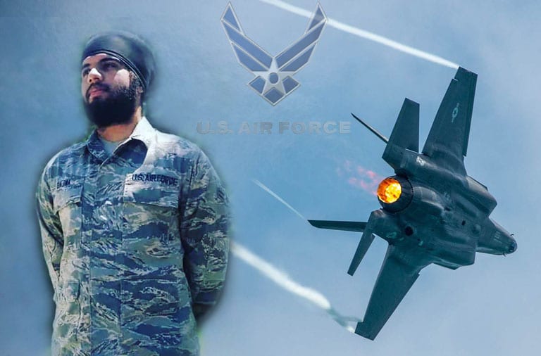 US Airman Harpreetinder Singh Bajwa