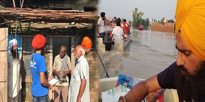 canadian sikh Supporting Punjab flood victims