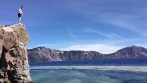 Indian drowns crater lake