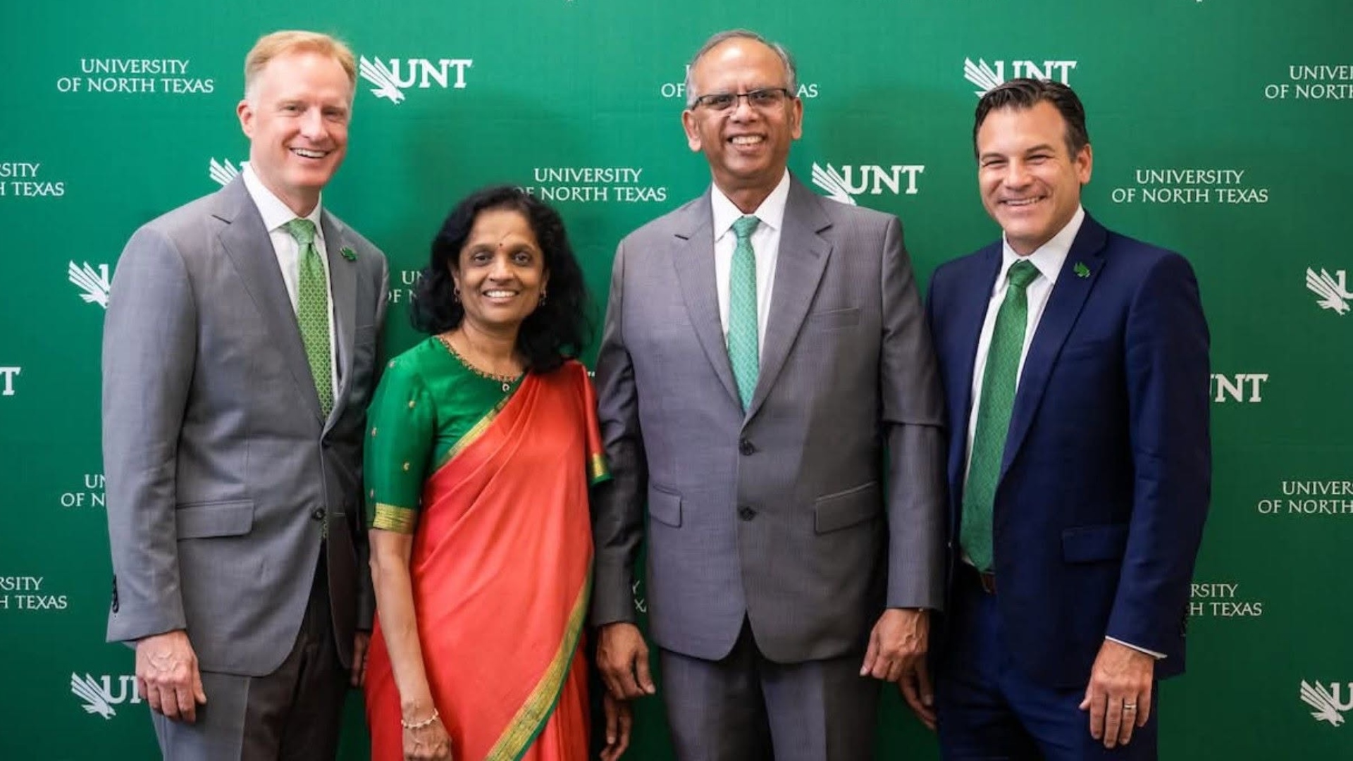 Indian origin couple, Vikas Sinha, Anuradha Sinha, University of North Texas, UNT, $20 million donation, AI college, artificial intelligence, advanced analytics, Indian American, AI education, data analytics, Texas news, US news, Indian diaspora, education donation